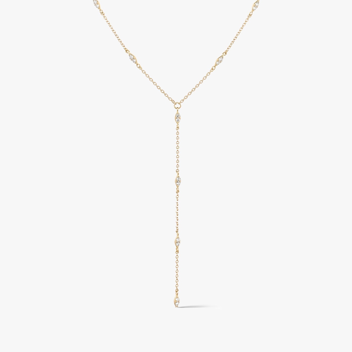 Naszyjnik złoty z cyrkoniami Ceremonials