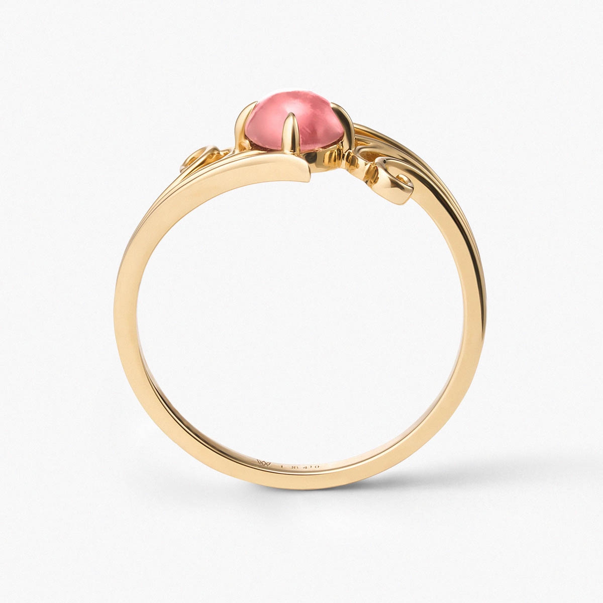 Pierścionek złoty KOI