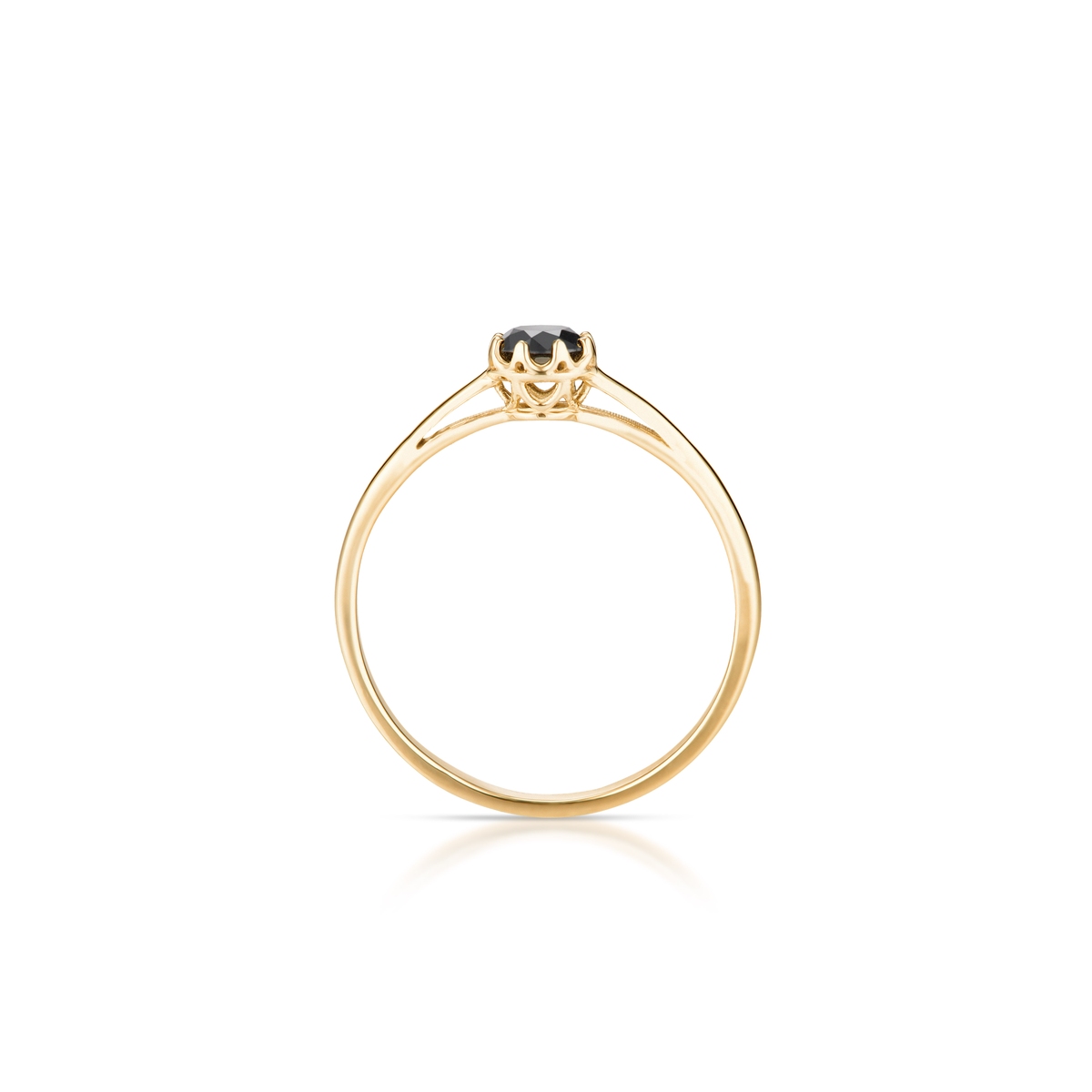 Pierścionek zaręczynowy złoty Tajemniczy