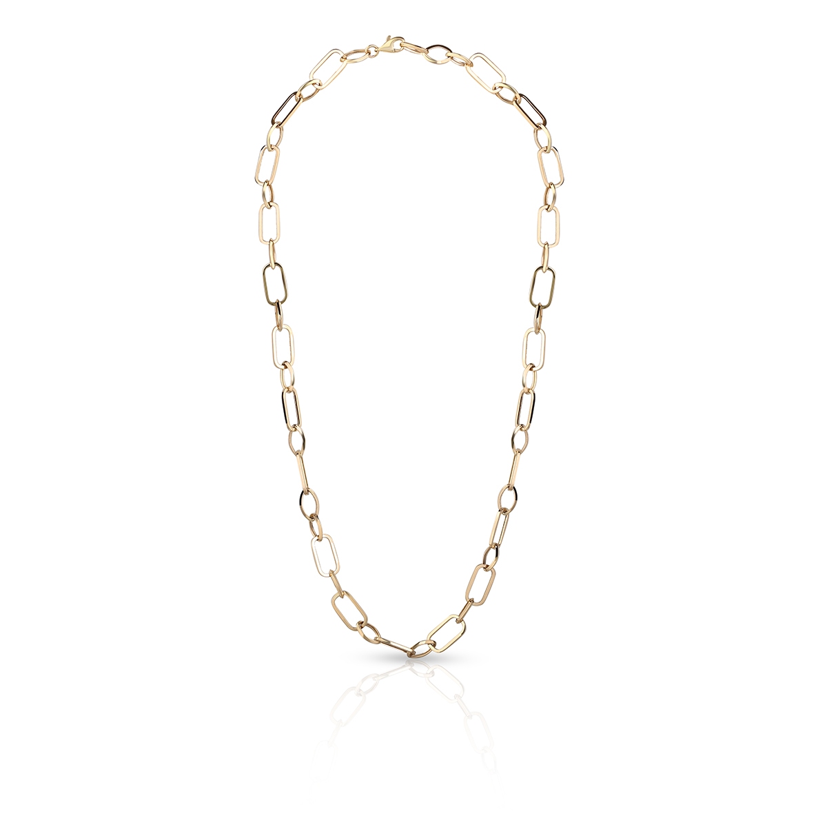 Naszyjnik złoty geometryczny