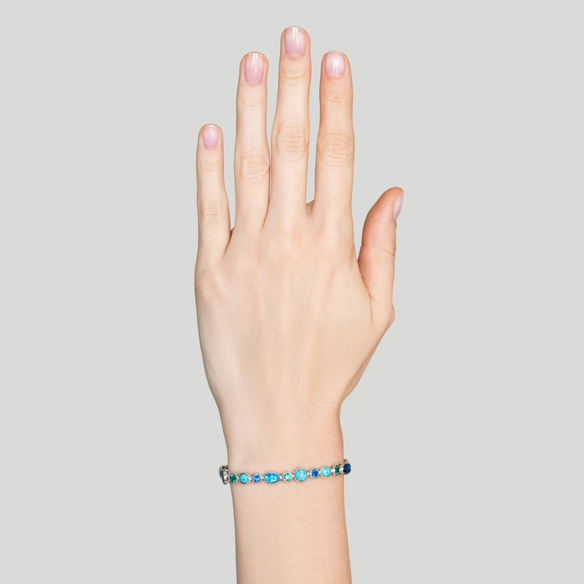 Bransoleta srebrna Laguna