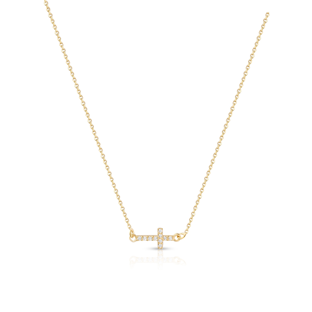 Naszyjnik złoty z krzyżykiem