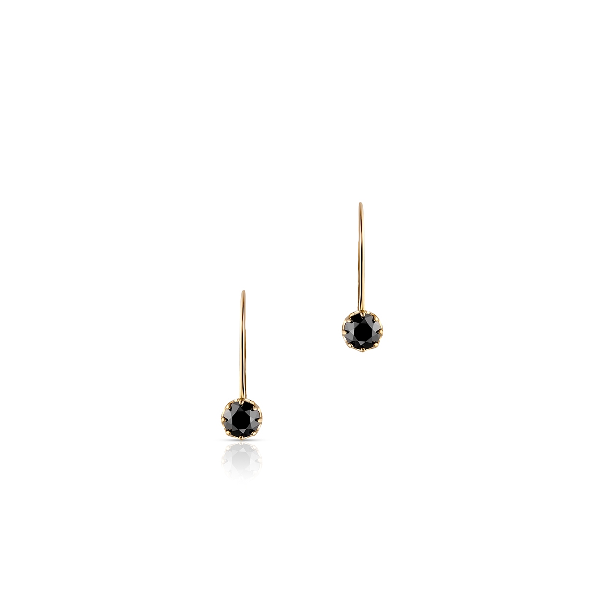 Kolczyki złote Tajemniczy