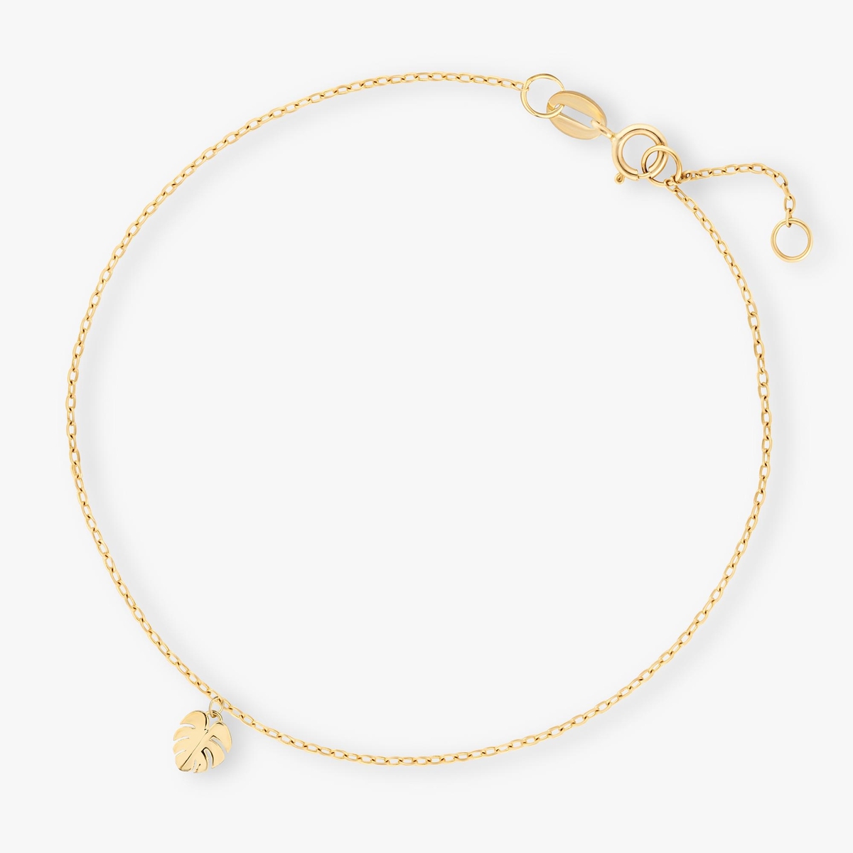 Bransoleta złota z motywem monstery