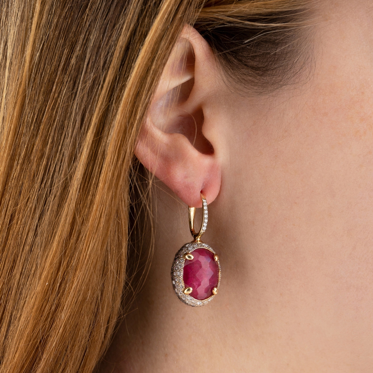 Kolczyki złote Nanis