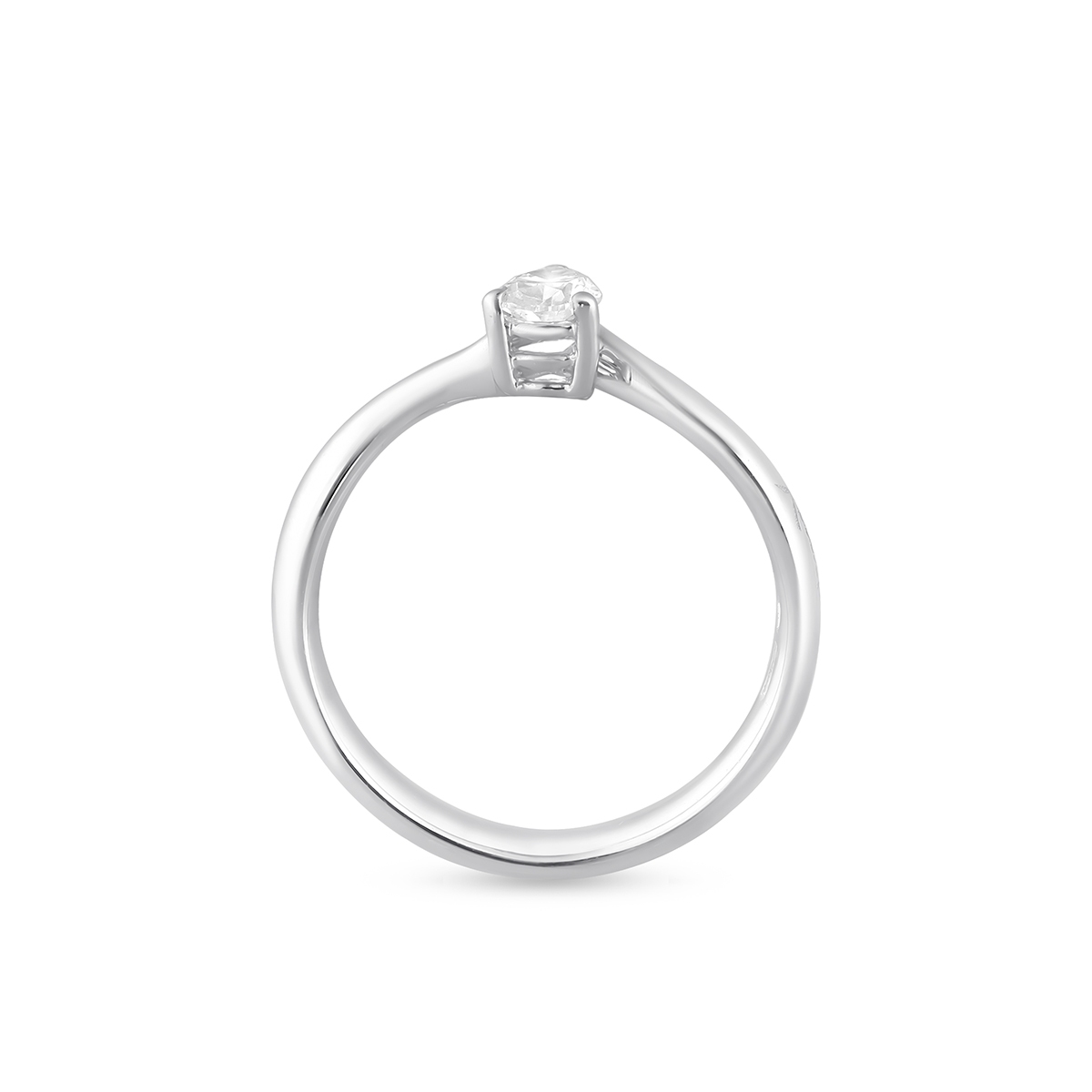 Pierścionek białe złoto Recarlo