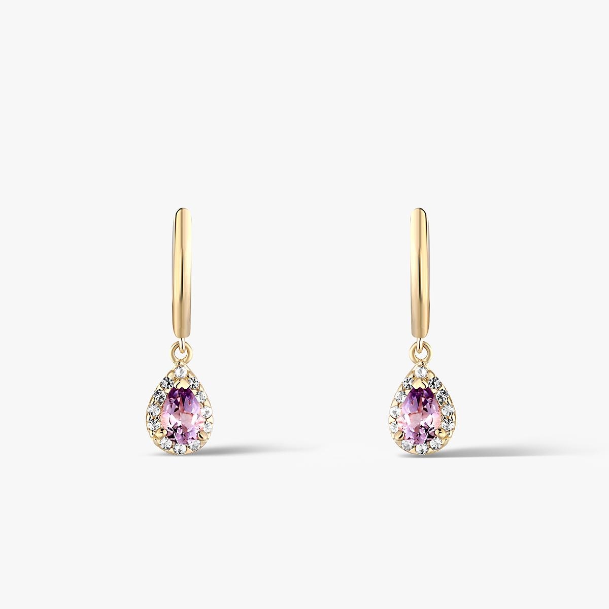 Kolczyki złote Maria Antonina