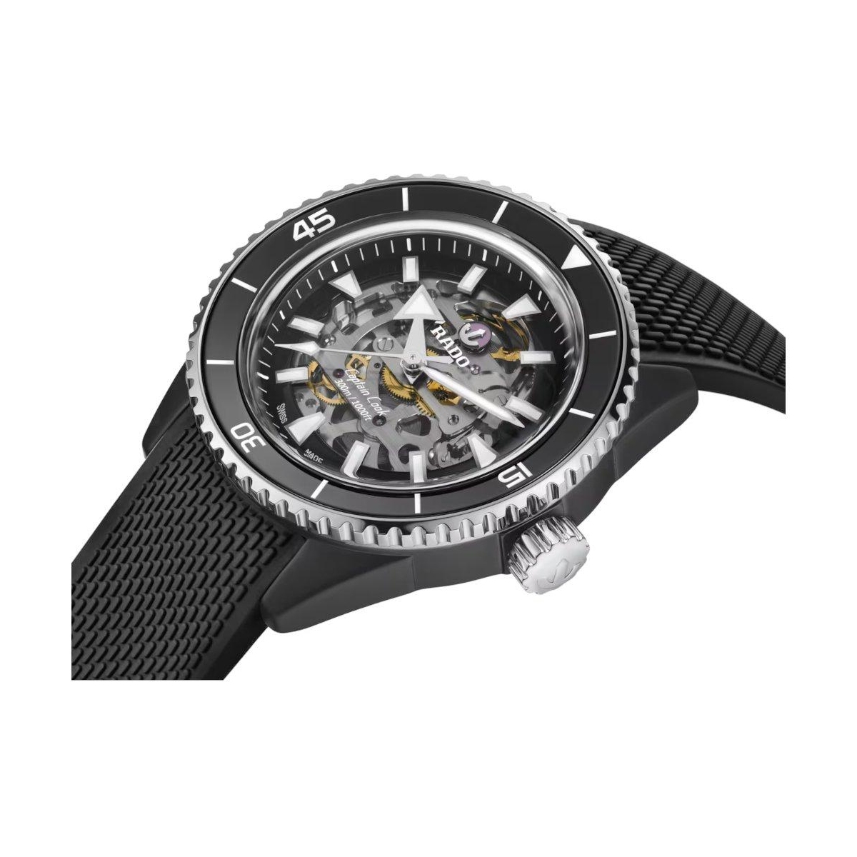 ZEGAREK RADO CAPTAIN COOK HIGH-TECH CERAMIC SKELETON