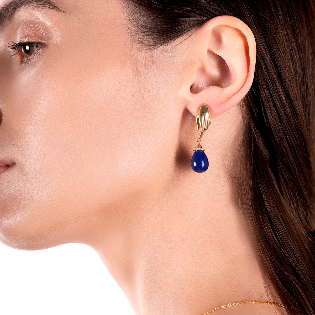 Kolczyki srebrne Alchemia