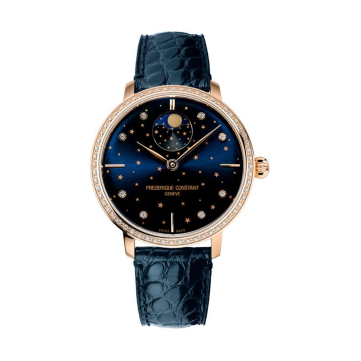ZEGAREK FREDERIQUE CONSTANT MANUFACTURE SLIMLINE MOONPHASE STARS