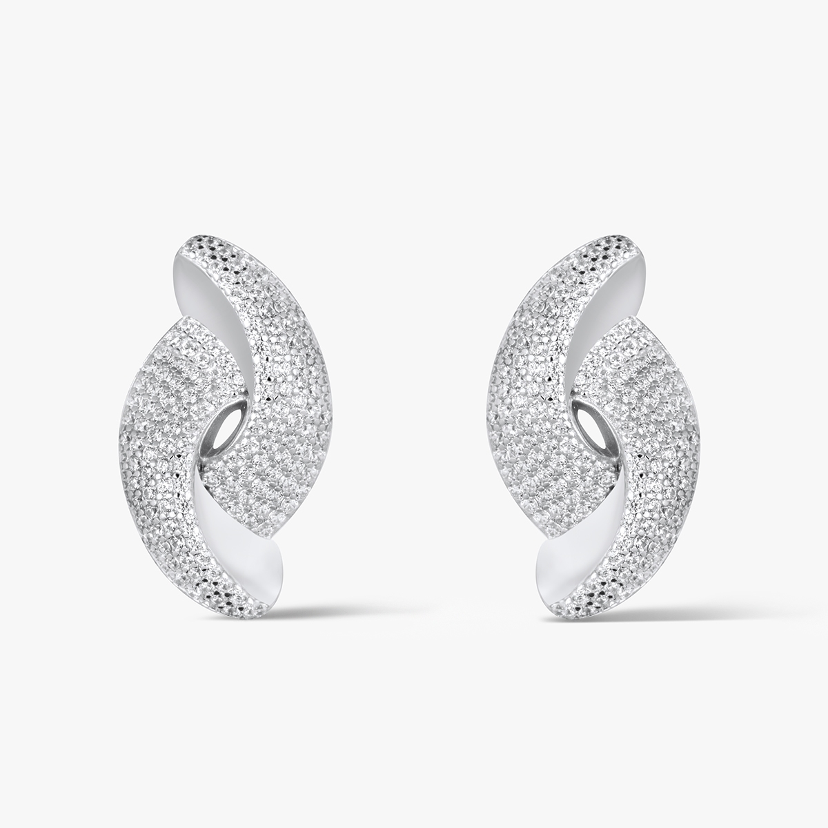 Kolczyki srebrne z cyrkoniami