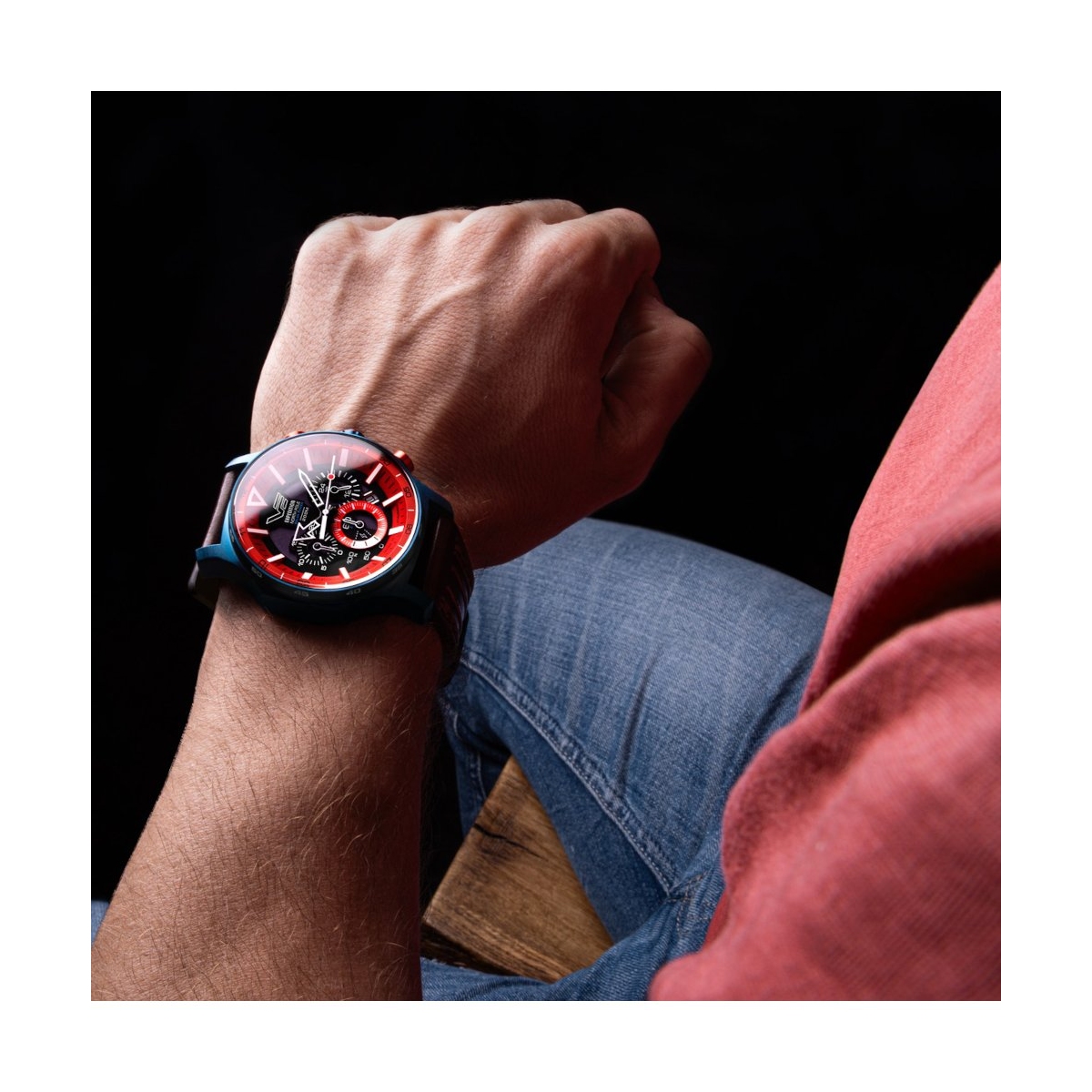 ZEGAREK VOSTOK EUROPE EXPEDITION NORTH POLE 1 POLAR SUNRISE SOLAR