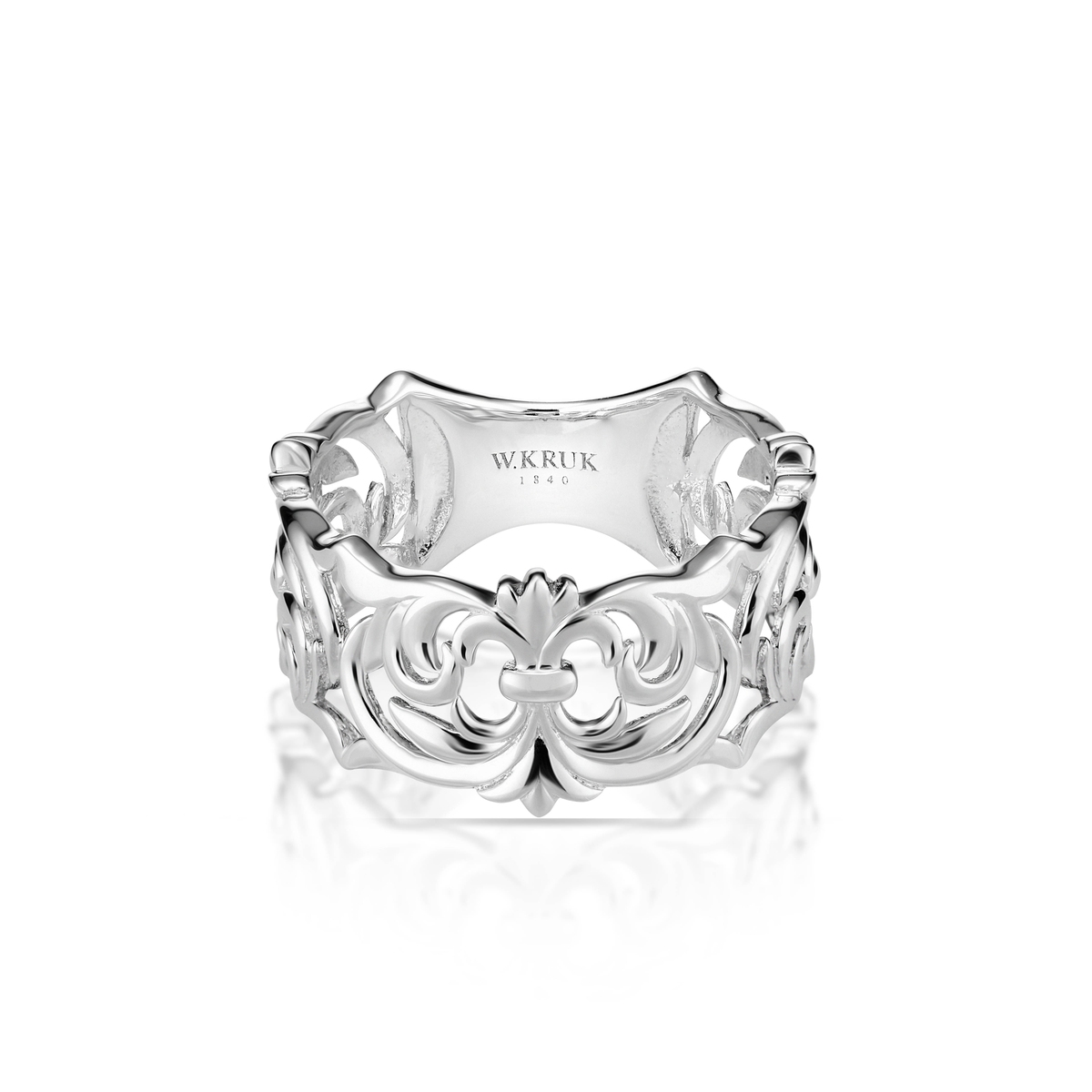 Pierścionek srebrny Baśniowa