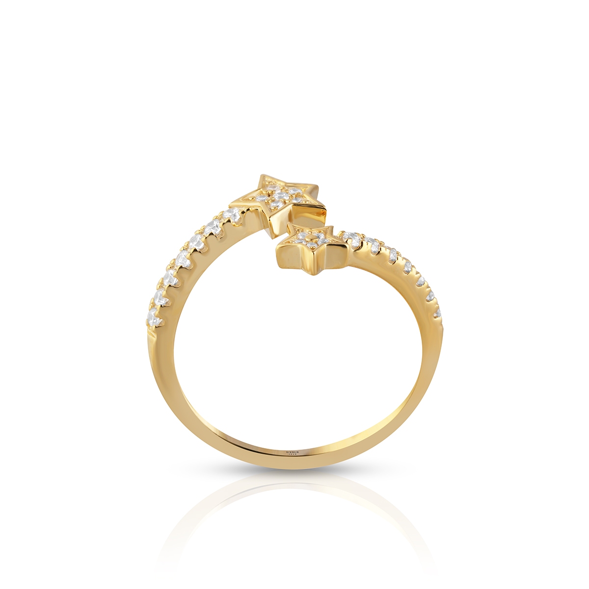 Pierścionek srebrny Little Star