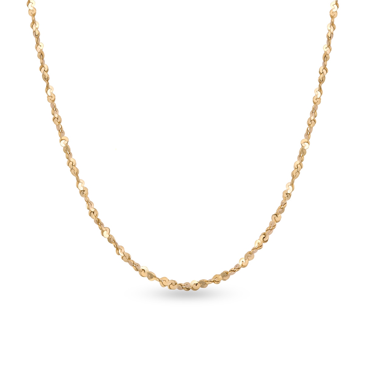 Łańcuszek złoty fantazyjny