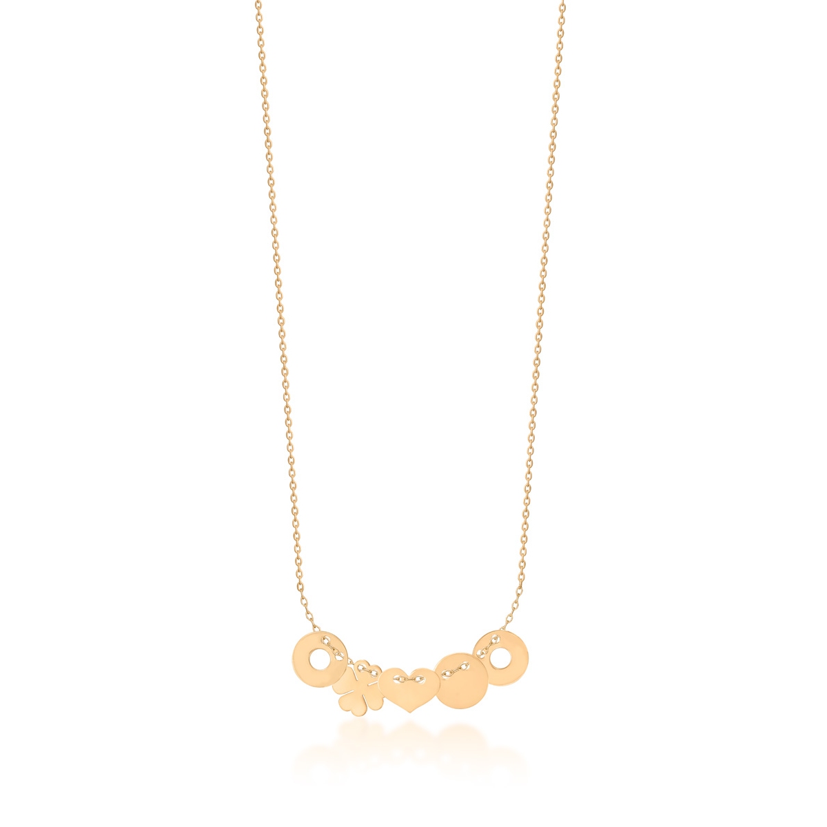 Naszyjnik złoty celebrytka