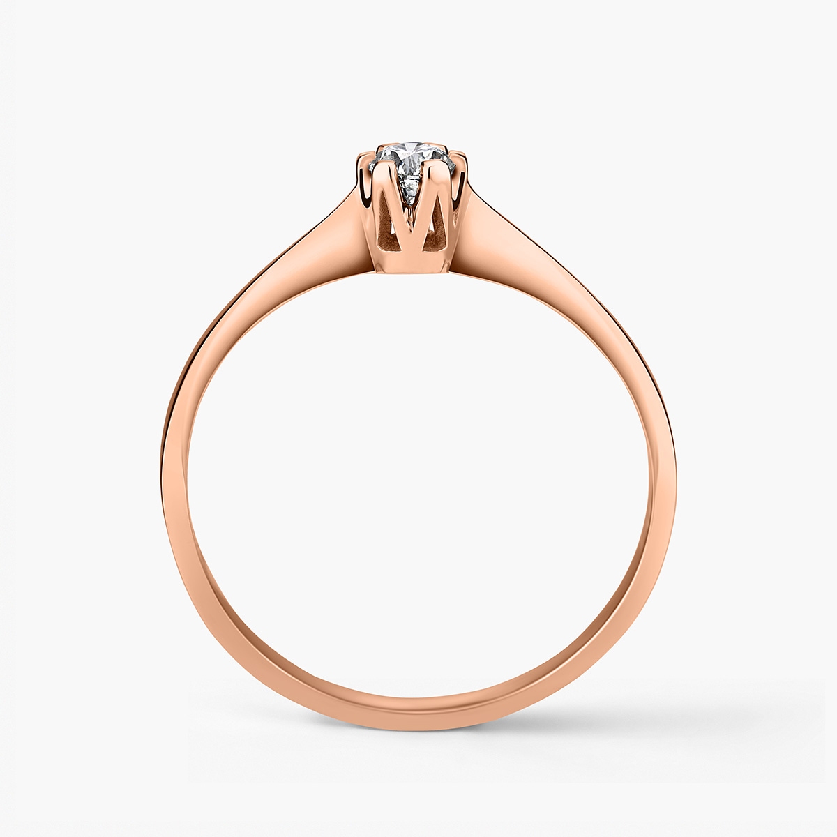 Pierścionek zaręczynowy złoty Jedyny