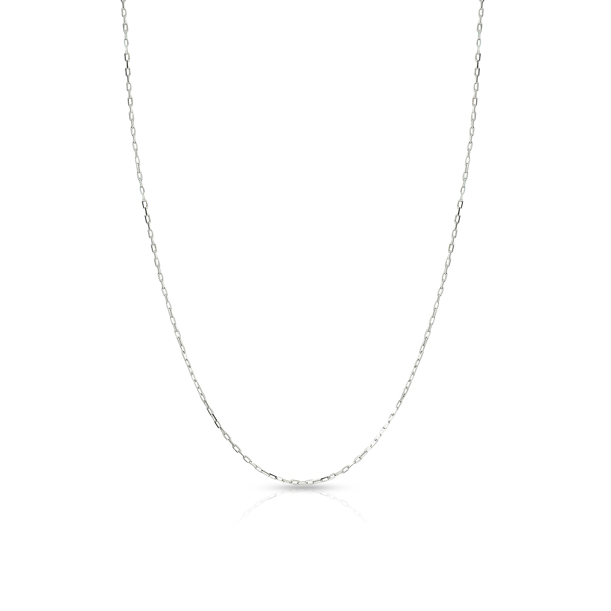 Łańcuszek białe złoto ankier