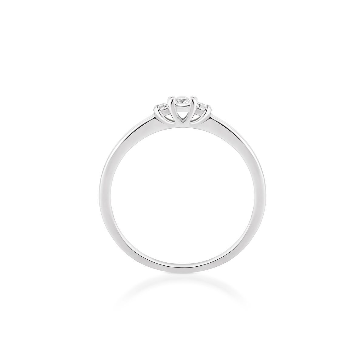 Pierścionek zaręczynowy złoty Wieczny