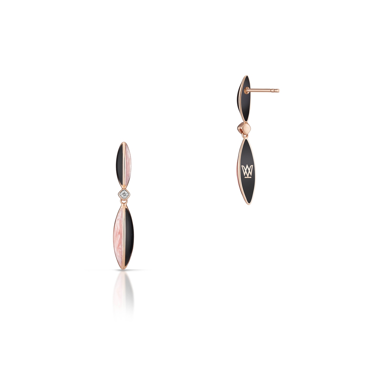 Kolczyki złote Madame