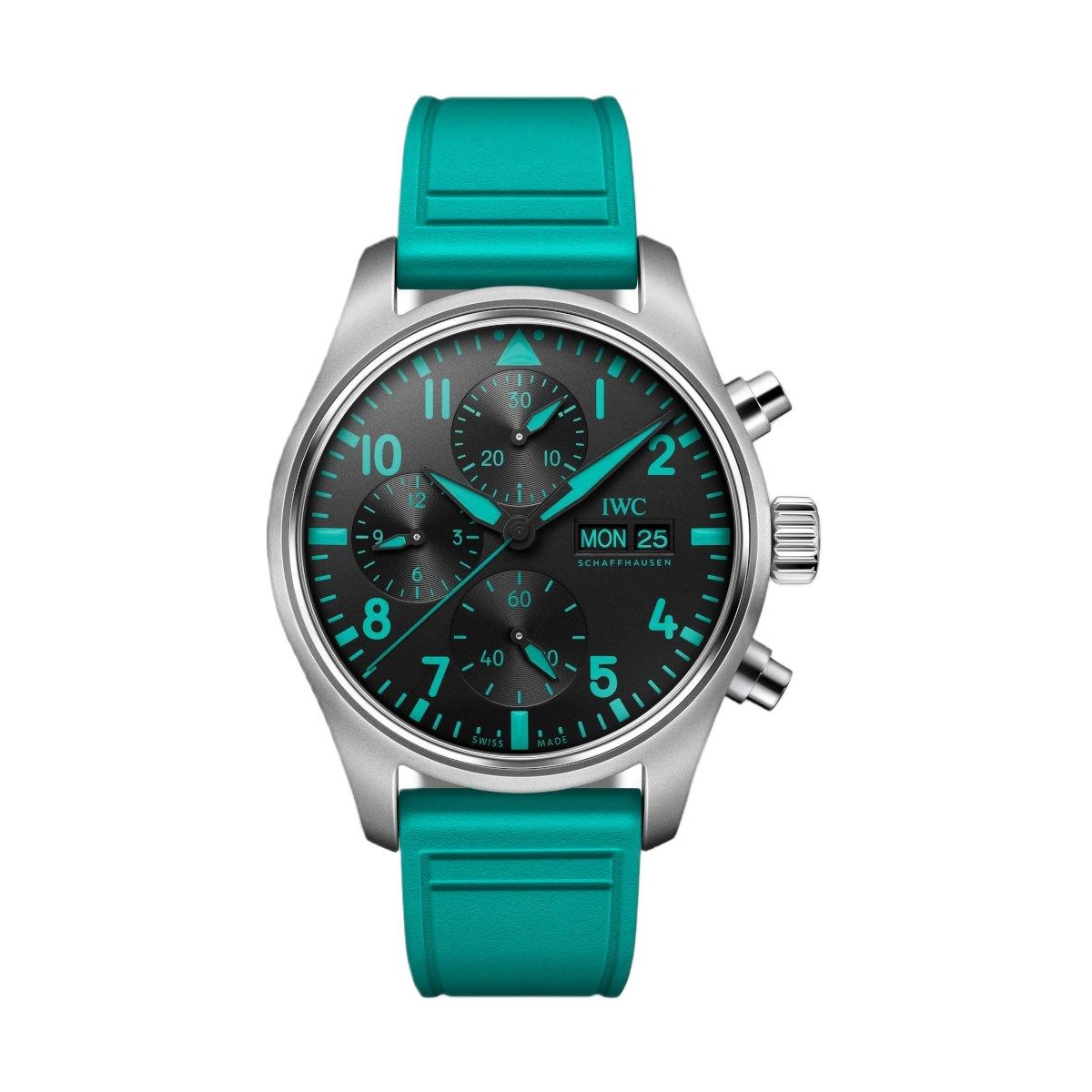 ZEGAREK IWC SCHAFFHAUSEN PILOT'S CHRONOGRAPH 41 MERCEDES-AMG PETRONAS F1 TEAM