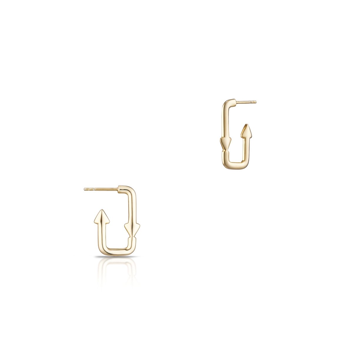 Kolczyki srebrne loop Longplay