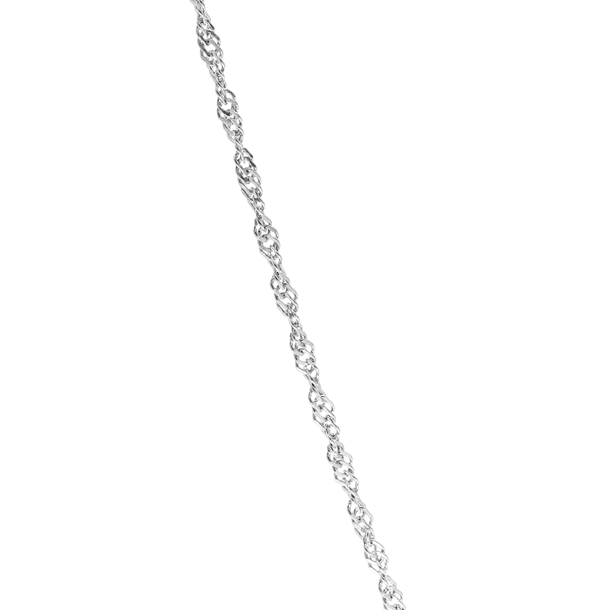 Łańcuszek srebrny singapur