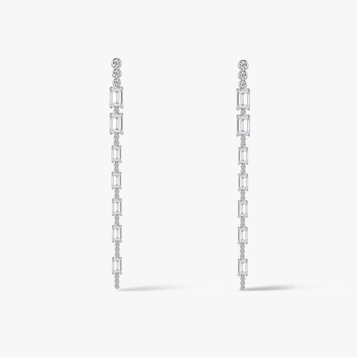 Kolczyki srebrne z cyrkoniami Ceremonials