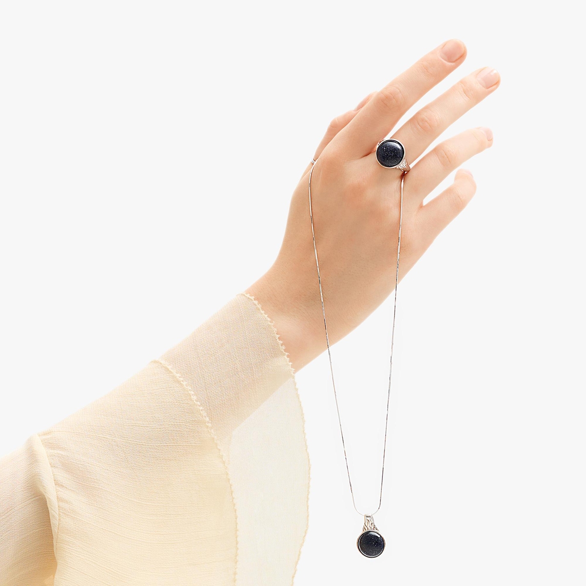 Pierścionek srebrny Alchemia