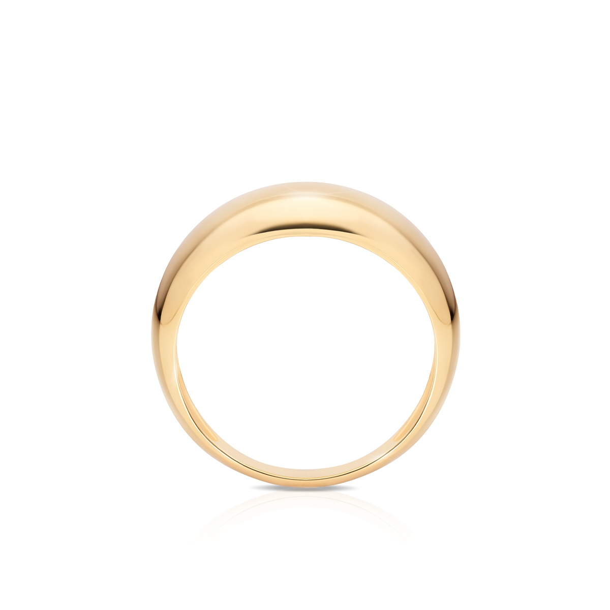 Pierścionek złoty basic