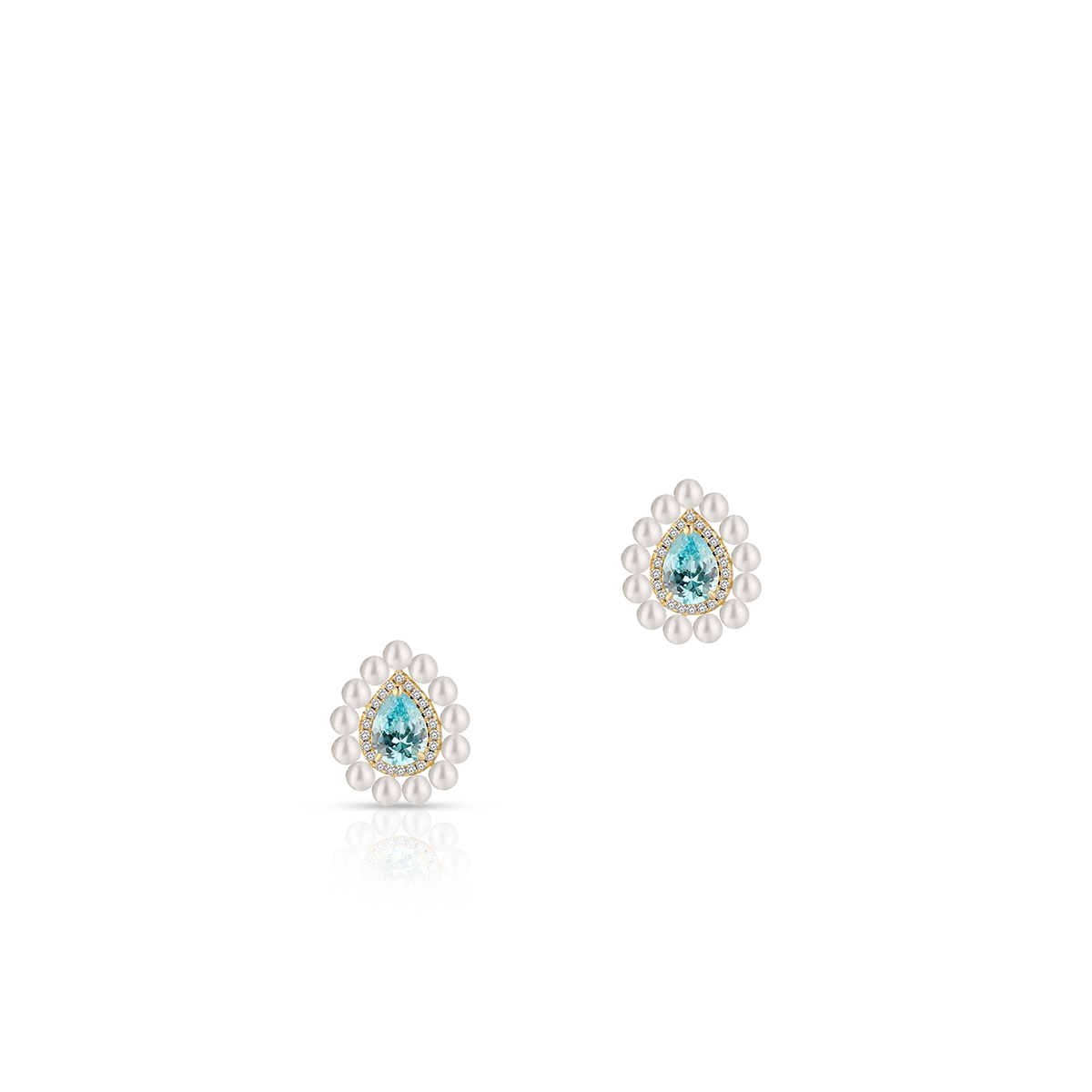 Kolczyki srebrne pozłacane