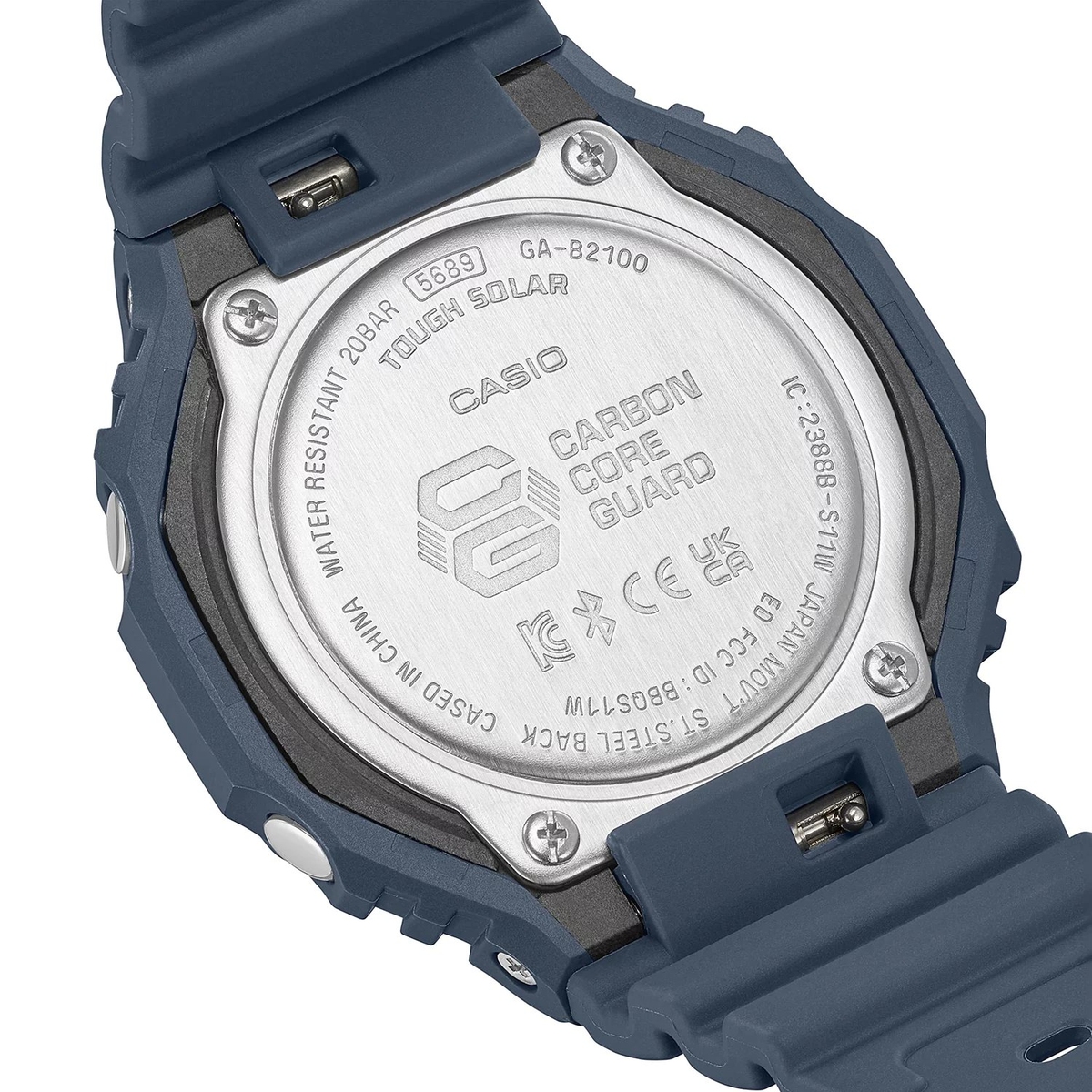 ZEGAREK G-SHOCK Octagon Blue CasiOak