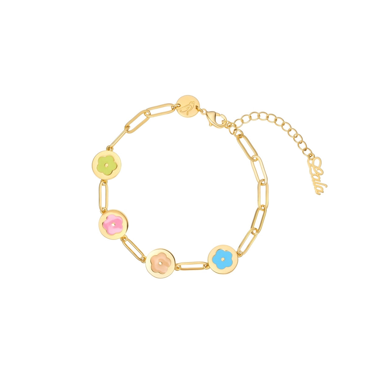 Bransoletka Gold Daisy Flowers