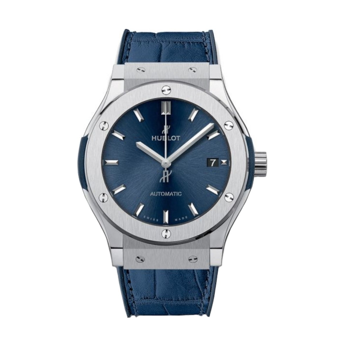 ZEGAREK HUBLOT CLASSIC FUSION TITANIUM BLUE