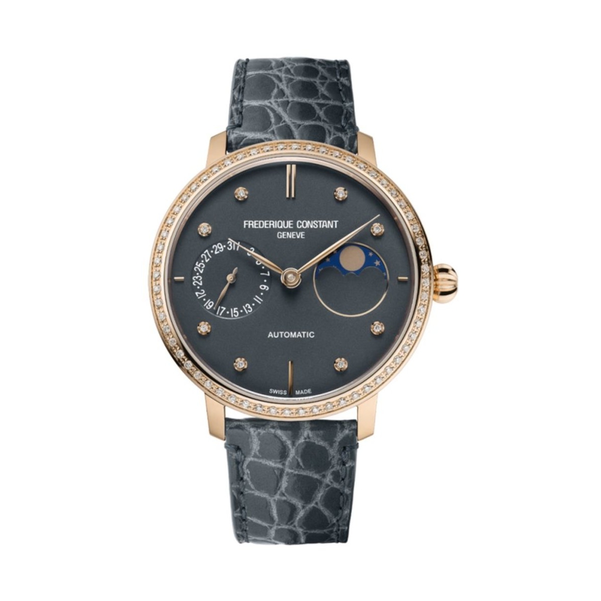 ZEGAREK FREDERIQUE CONSTANT CLASSICS SLIMLINE LADIES MOONPHASE
