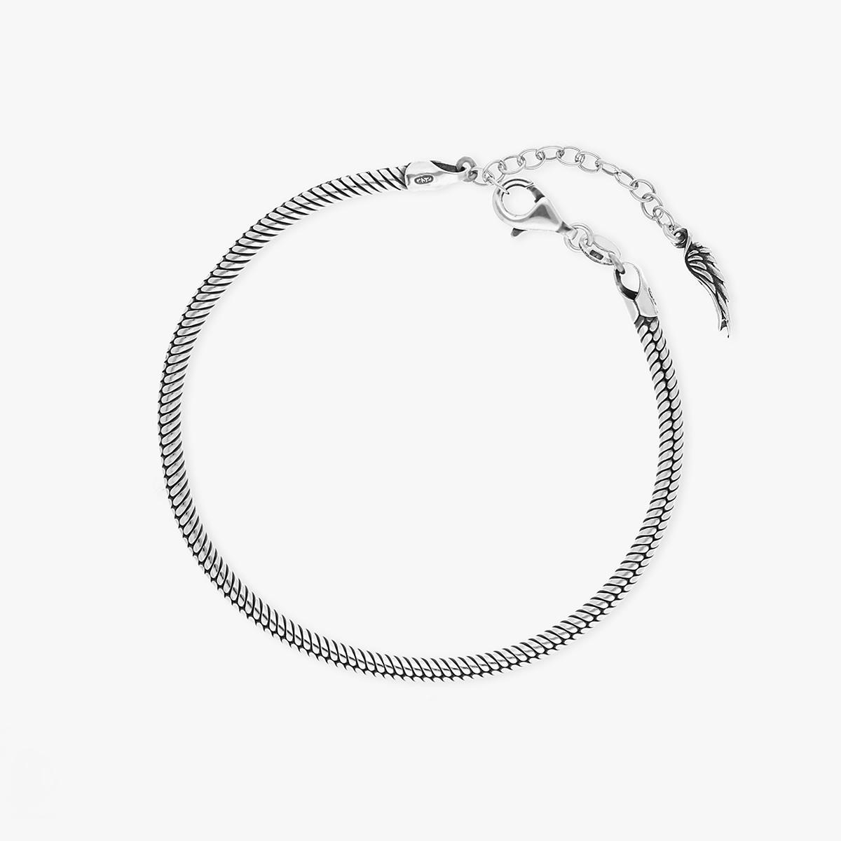 Bransoleta srebrna Freedom