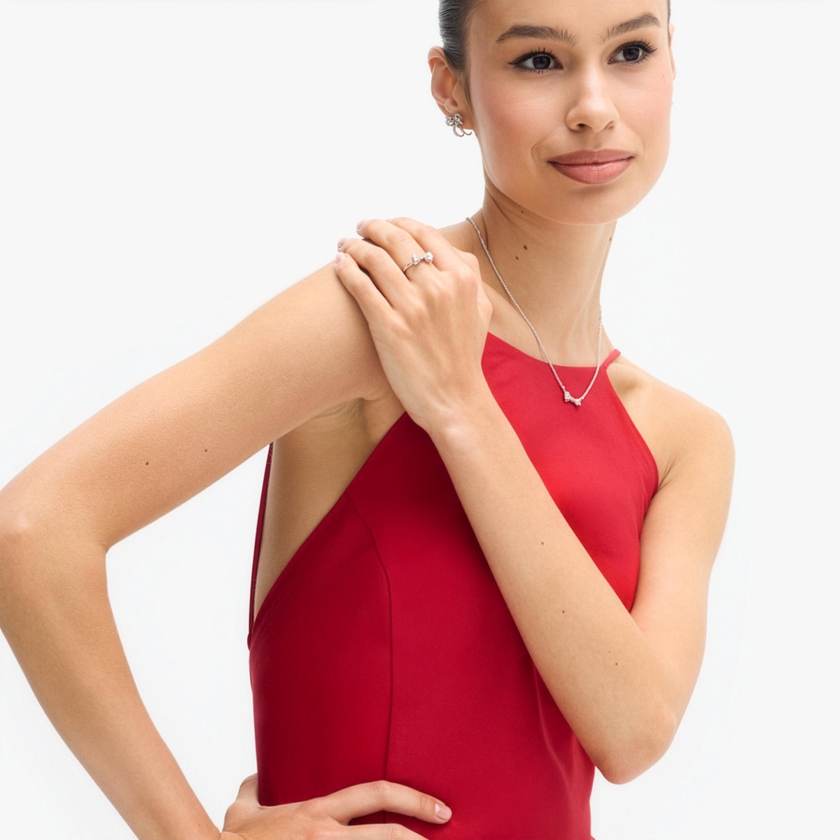 Naszyjnik  srebrny Balerina