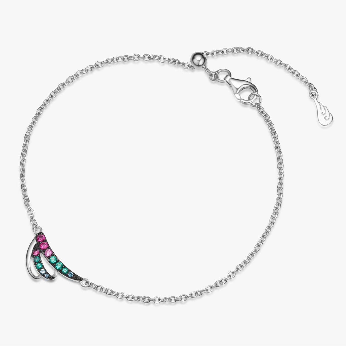 Bransoleta srebrna Preludium Paradise Birds