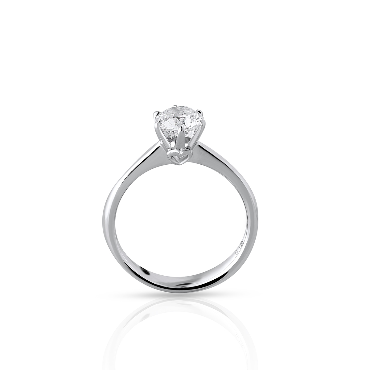 Pierścionek białe złoto RECARLO