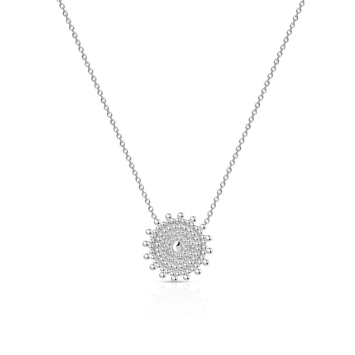 Naszyjnik srebrny geometryczny