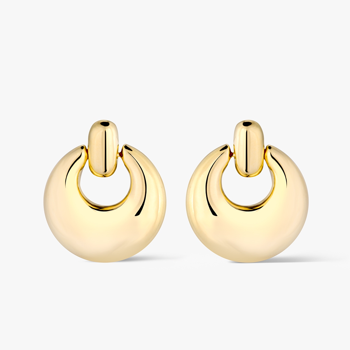 Kolczyki srebrne pozłacane