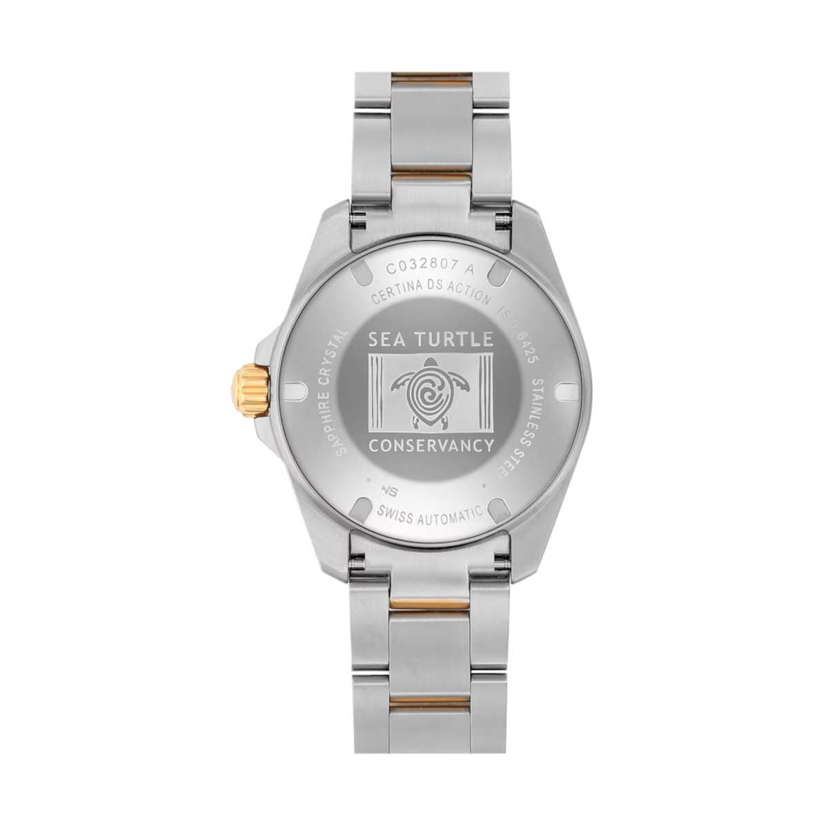 ZEGAREK CERTINA DS ACTION Diver 38mm Powermatic 80 Sea Turtle Conservancy Special Edition