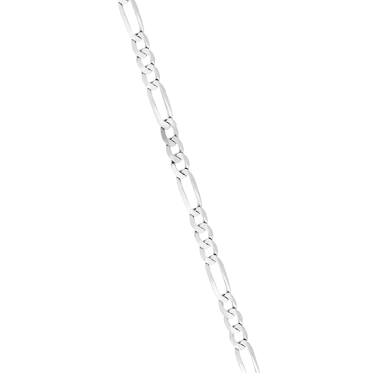 Łańcuszek białe złoto figaro