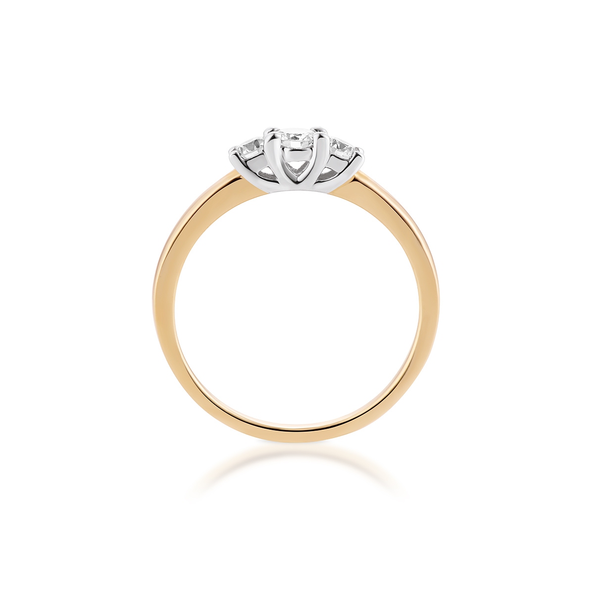 Pierścionek zaręczynowy złoty Wieczny