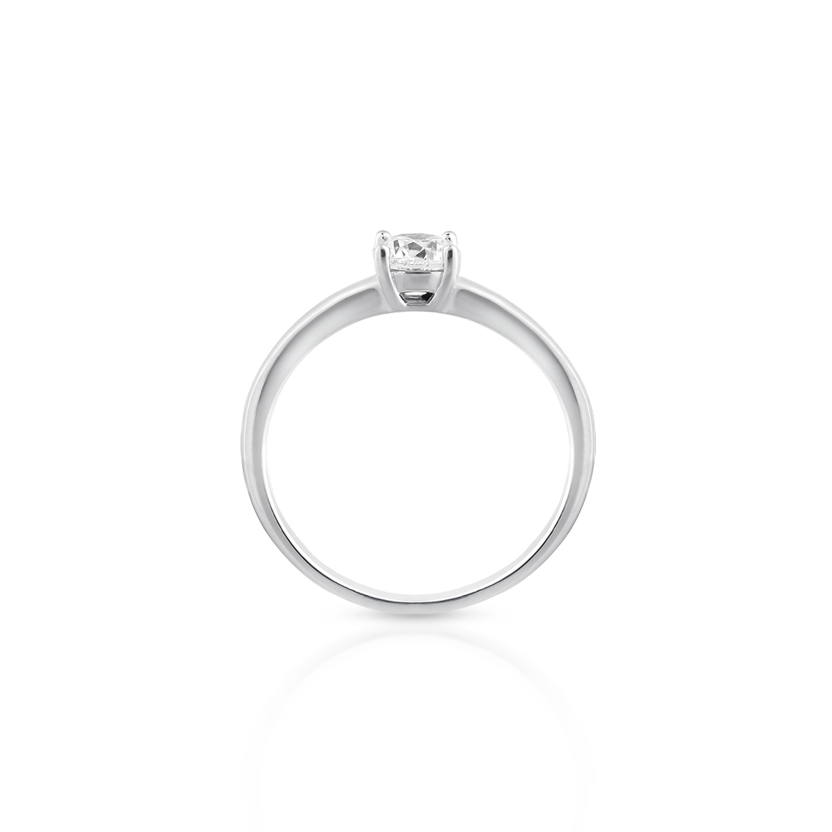 Pierścionek zaręczynowy złoty Szczęśliwy