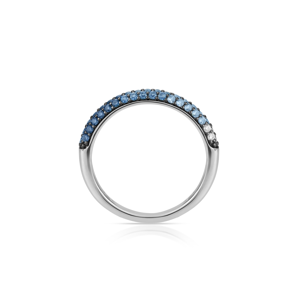 Pierścionek srebrny Preludium