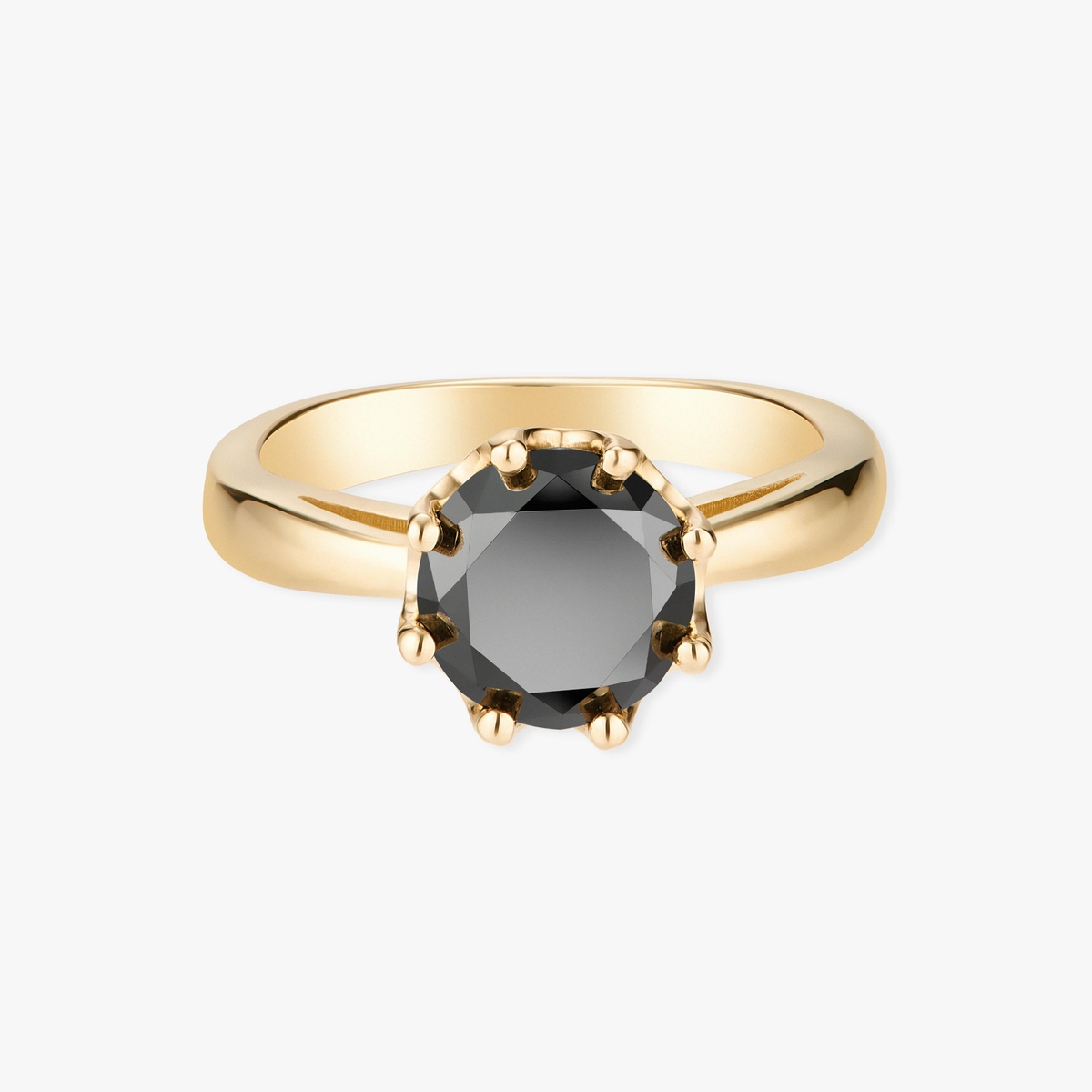 Pierścionek zaręczynowy złoty Tajemniczy