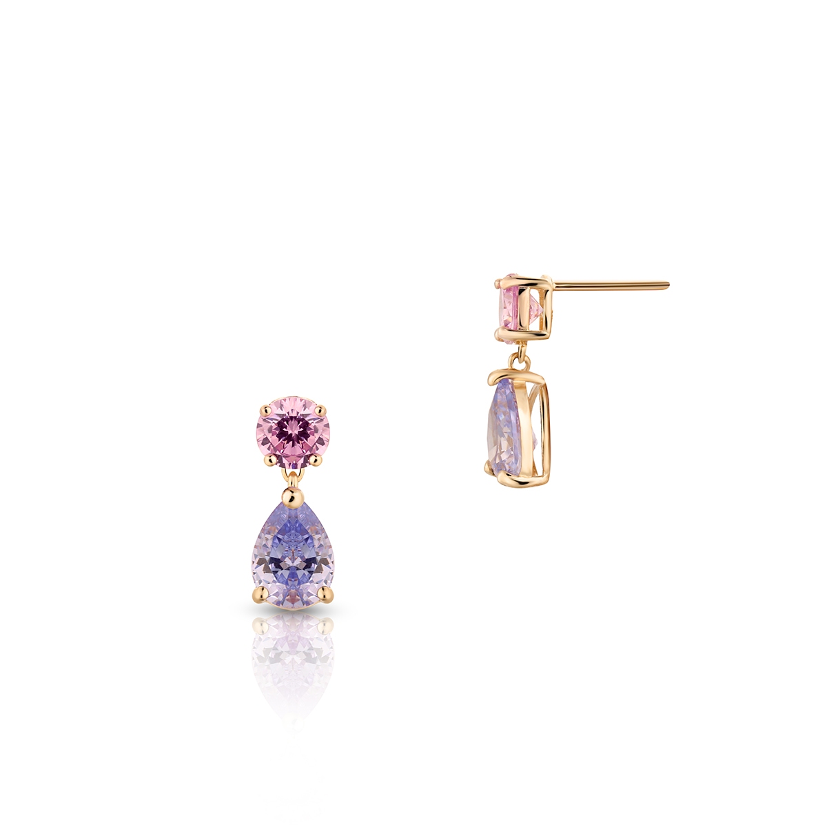 Kolczyki złote Lollipop