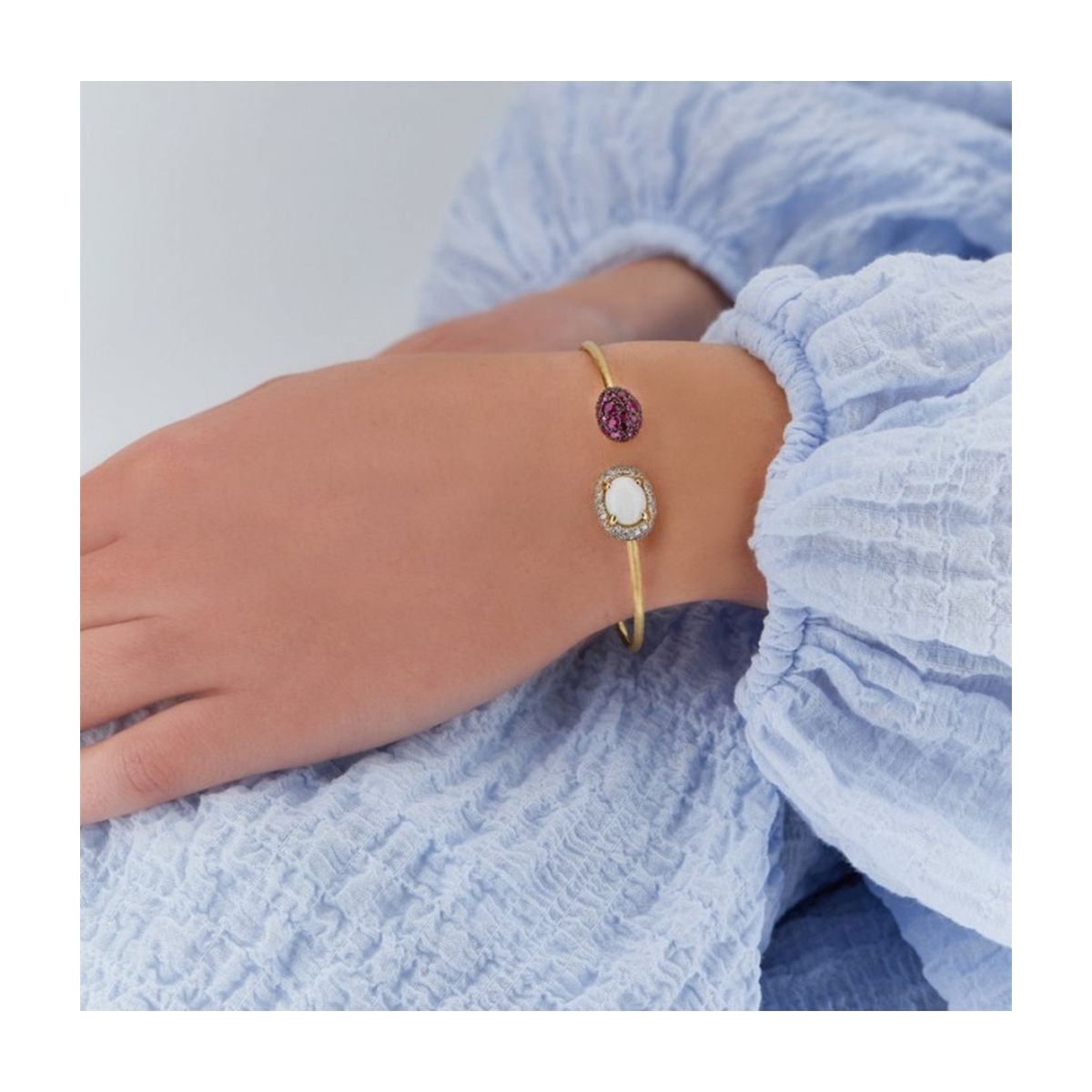 Bransoleta złota Nanis