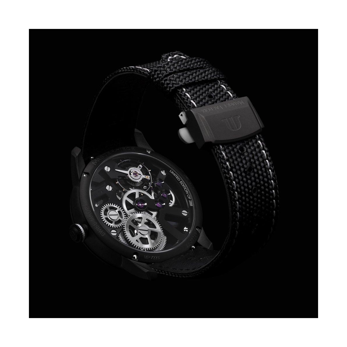 ZEGAREK MAURICE LACROIX MASTERPIECE SKELETON LABEL NOIR